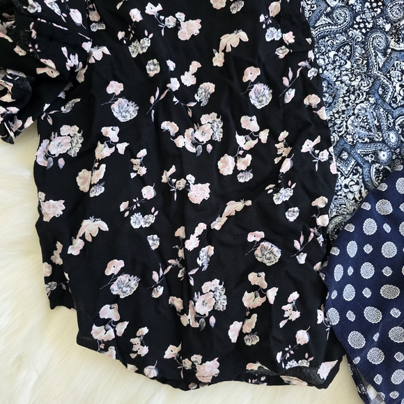 3- Atmosphere V-Neck Tunic Top Bundle Lot   Women's 10 - Picture 5 of 7